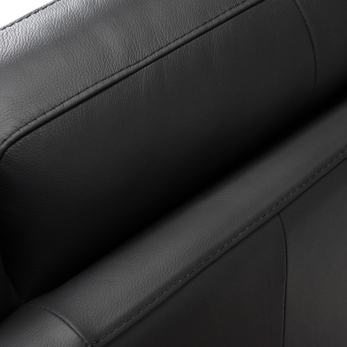 Valencia Francesca Mid Century Italy Made Top Grain Leather Sofa