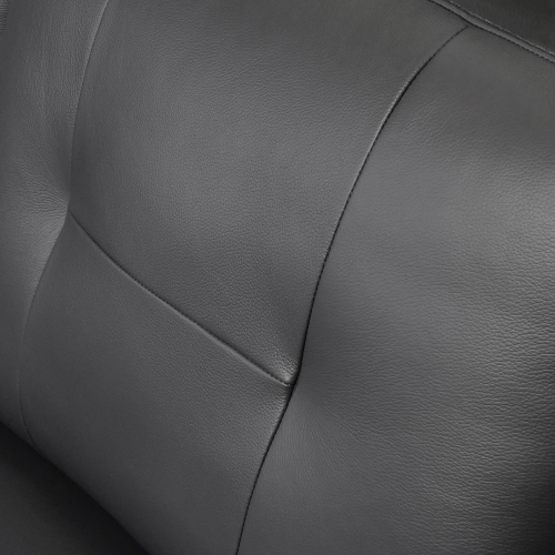 Valencia Francesca Mid Century Italy Made Top Grain Leather Sofa