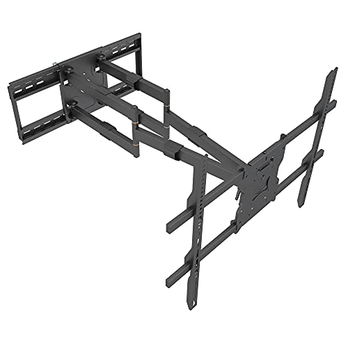 MOUNT-IT! Mount-It Full Motion Tv Wall Mount w 39 Inch Long Extension Arms - 275 Lbs Capacity Heavy Duty Dual Arm Tv Mount | Large 800 X 600MM Vesa Holds 65 Excellent TV Wall Mount Bracket