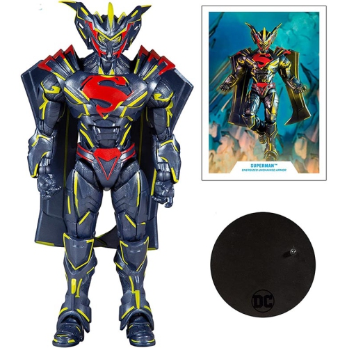 DC Multiverse Comic 7 Inch Action Figure Exclusive - Superman Energized Unchained Armor Gold Label