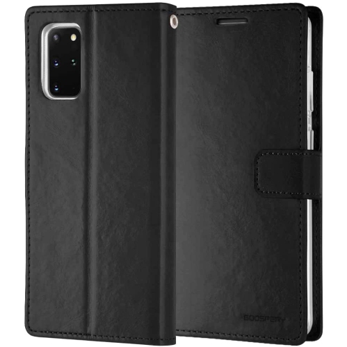 TopSave Goospery Bluemoon Card Slot w/Magnetic Clip Leather Folio Wallet Flip For Samsung Galaxy A53 5G, Black