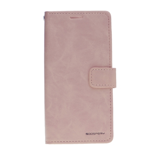 TopSave Goospery Bluemoon Card Slot w/Magnetic Clip Leather Folio Wallet Flip For Samsung Galaxy A13 5G, Rose Gold