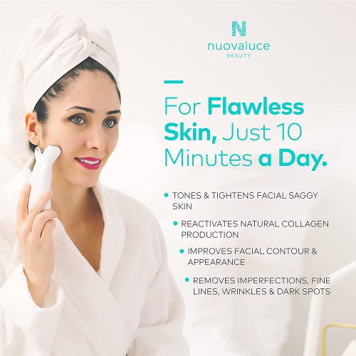 Nuovaluce Anti Aging Microcurrent & Red Light Therapy Device