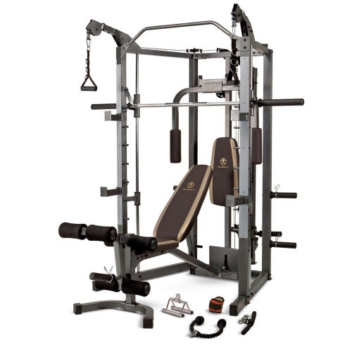 Marcy Combo Smith Heavy-Duty Total Body Strength Home and Gym Workout Machine