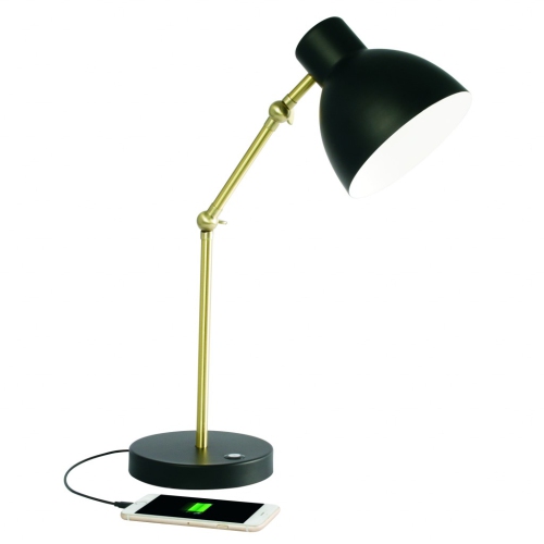 Gold Mod Led Adjustable Desk Lamp, Gold Tone Desk Lamp