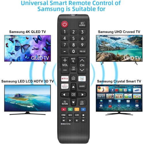 Samsung Smart TV Replacement Remote with Apps BN59-01315J