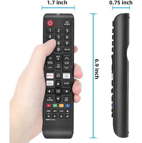Samsung Smart TV Replacement Remote with Apps BN59-01315J