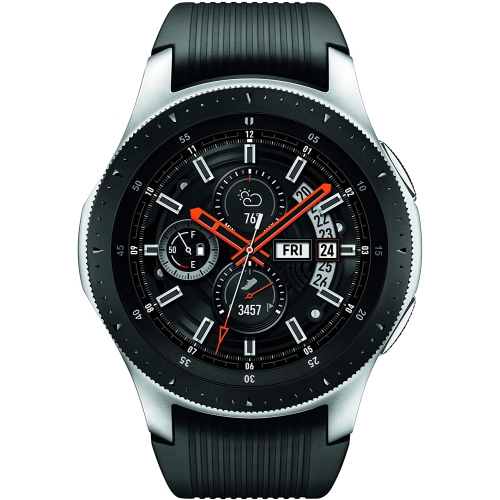 Samsung Galaxy Watch 46mm Smartwatch(SM-R805W, Bluetooth, Unlocked LTE) - Silver/Black - Open Box