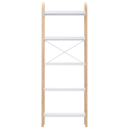 Image 1 of 6.. Umbra Bellwood 67" 5-Shelf Freestanding Shelf - White/Natural