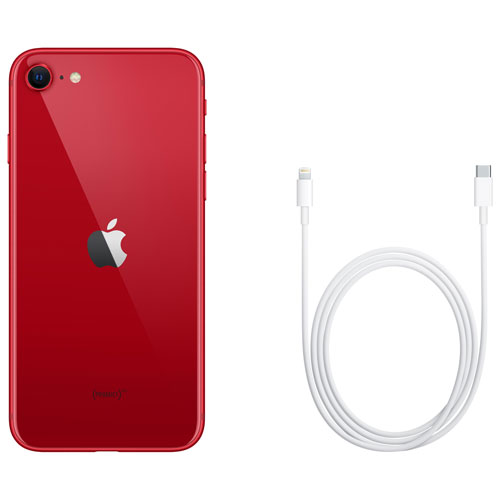 iPhone SE de 64 Go d'Apple offert par Bell - (PRODUCT)RED - Financement mensuel