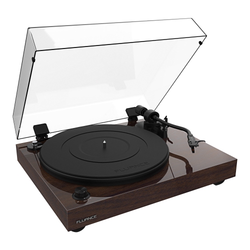 Fluance RT82 Reference Vinyl Turntable Record Player with Record Weight and Vinyl Cleaning Kit