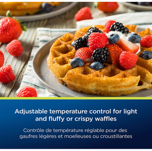 Oster Belgian Waffle Maker, Stainless Steel - CKSTWF2000-033