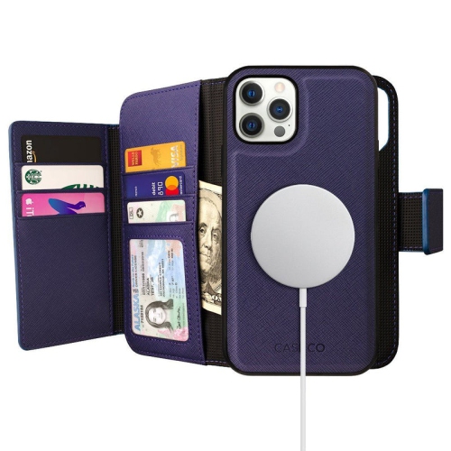 iPhone 12 Pro Max - MagSafe Sunset Blvd Magnetic Wallet Case, Purple