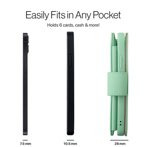 iPhone 13 - MagSafe Sunset Blvd Magnetic Wallet Case, Teal