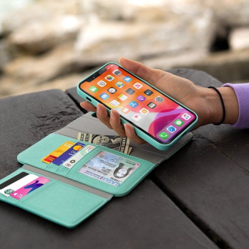 iPhone 13 - MagSafe Sunset Blvd Magnetic Wallet Case, Teal