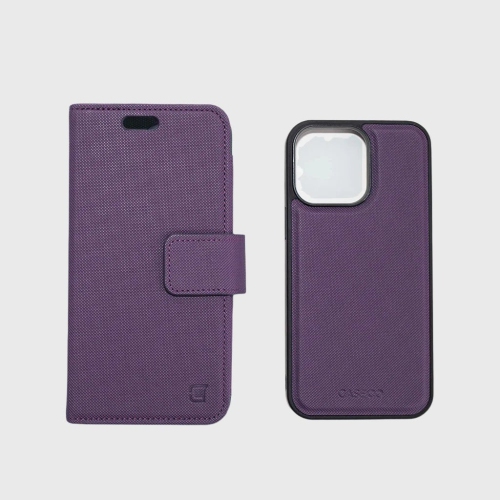 iPhone 13 - MagSafe Sunset Blvd Magnetic Wallet Case, Purple - 8 card slot