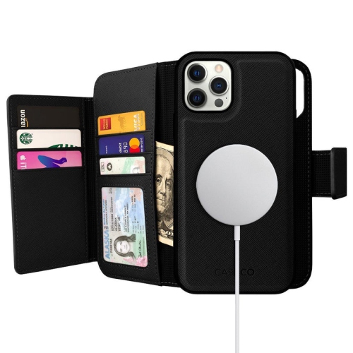 iPhone 13 Pro Max - MagSafe Sunset Blvd Magnetic Wallet Case, Black