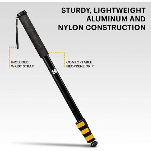 KODAK PhotoGear 72” Portable Monopod | 21”-70” Lightweight Aluminum Monopod | 4-Section Flip Lock Adjustment, Smartphone Adapter, Rubber Foot with