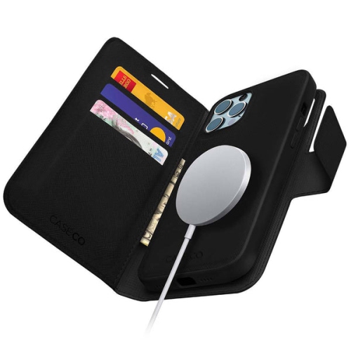 CASECO  Iphone 13 Pro - Magsafe Broadway Wallet Case In Black