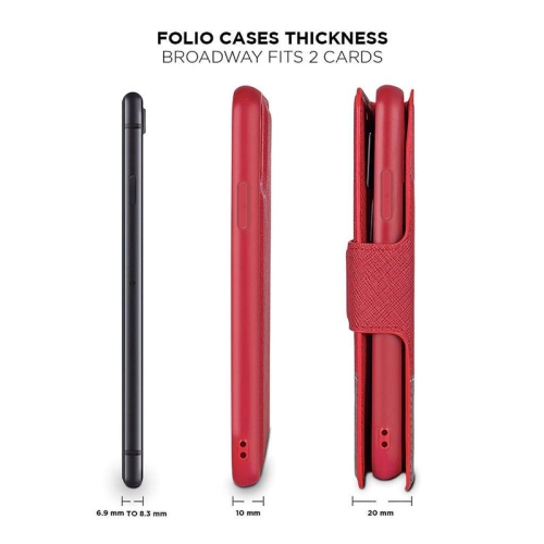 iPhone 13 - MagSafe Broadway Wallet Case, Red