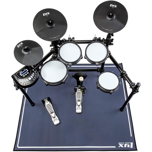 LyxJam Drum Rug Mat with Fabric Non Slip Bottom Floor Carpet , 4 x 4.6 Feet