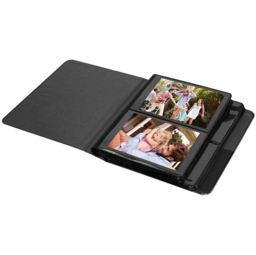 Zink 2x3 Photo Album 64-Pocket Mini Photo Album w/ Transparent Window Cover for 2”x3” ZINK Zero Ink Photo Paper