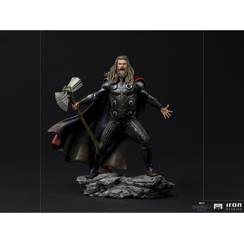 Marvel 1:10 Art Scale Series Avengers Endgame 9 Inch Statue Battle Diorama - Thor Ultimate Iron Studios 908678