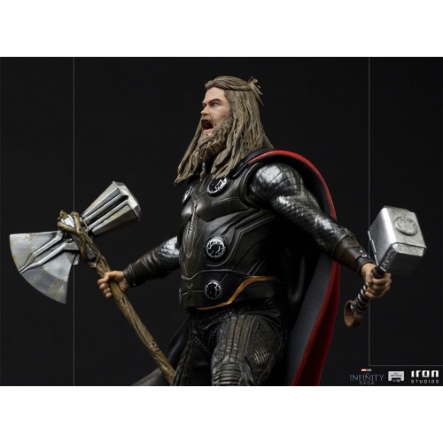 Marvel 1:10 Art Scale Series Avengers Endgame 9 Inch Statue Battle Diorama - Thor Ultimate Iron Studios 908678