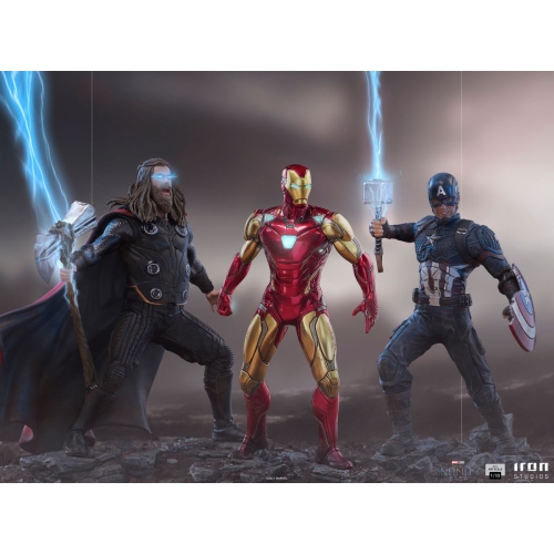 Marvel 1:10 Art Scale Series Avengers Endgame 9 Inch Statue Battle Diorama - Thor Ultimate Iron Studios 908678
