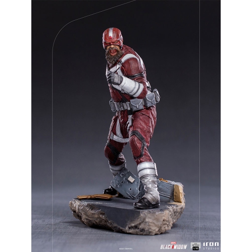MARVEL  1:10 Art Scale Series 8 Inch Statue Figure Battle Diorama - Guardian Iron Studios 908817 In Red