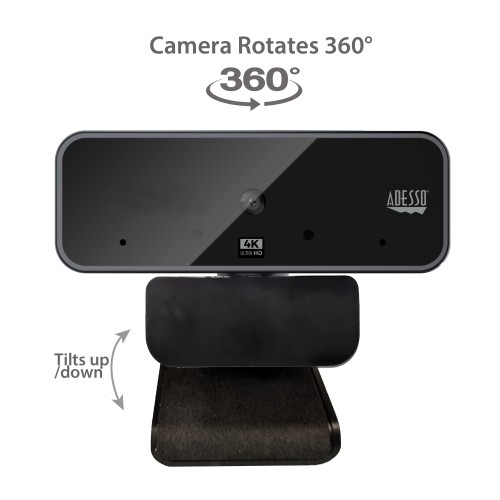 Adesso 30 fps Fixed Focus UHD Webcam
