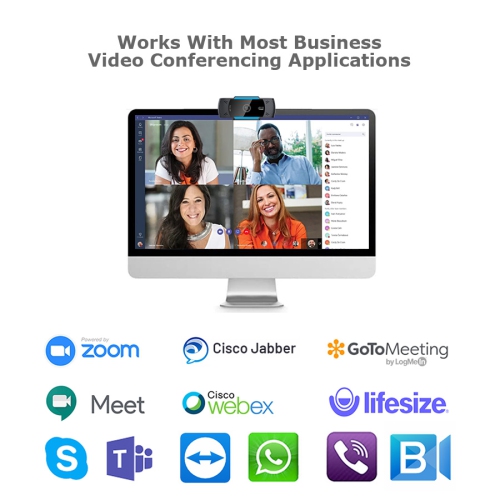 Adesso 30 fps Auto Focus FHD Webcam