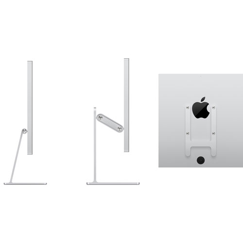 Apple Studio Display 27" 5K Retina Standard Glass Tilt-Adjustable Monitor (MYJG3VC/A) - Silver