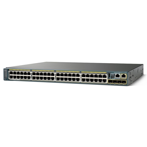 CISCO SYSTEMS INC  Cisco Catalyst 2960S-48Fps-L - Switch - Managed - 48 X 10/100/1000 (Poe) + 4 X Sfp - Rack-Mountable - Poe