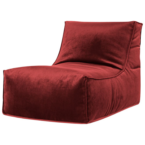 Rock Velvet Bean Bag Chair - Marsala