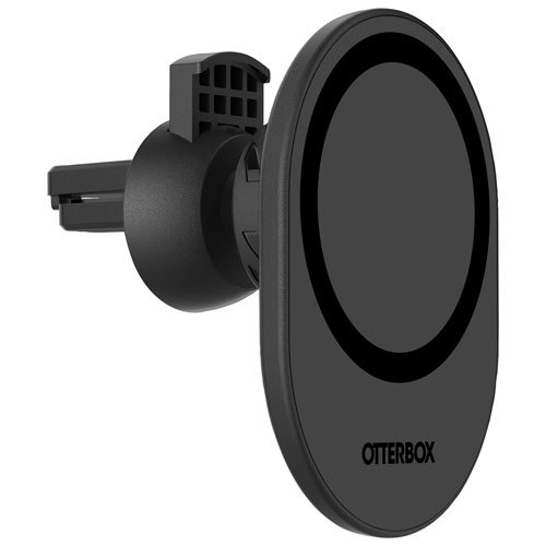 OtterBox 15W Qi Wireless Charging Vent Mount with MagSafe - Black