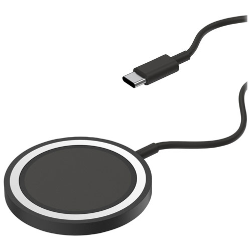 OtterBox 15W Qi Wireless Charging Pad with MagSafe - Black