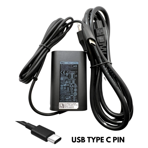 thumbnail image 2 of Genuine Dell 45W USB-C Charger – Power Cable Included – Off-Lease & Tested 2 of 5