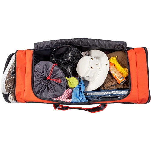 Jetstream Heavy Duty Multi Pocket Large Sports Gym Equipment 3-Pocket Travel Duffel Bag