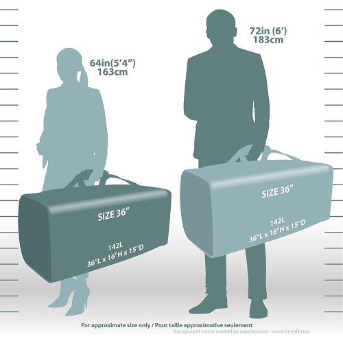 Jetstream 36 Inch 3-Pocket Hockey Equipment Duffle Bag