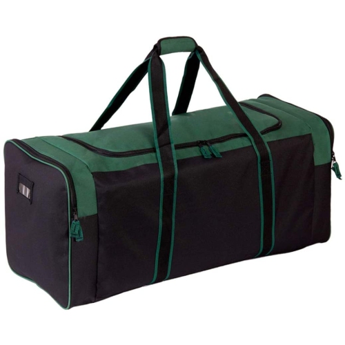 Jetstream Heavy Duty Multi Pocket Large Sports Gym Equipment 3-Pocket Travel Duffel Bag 36 Inch, Green 