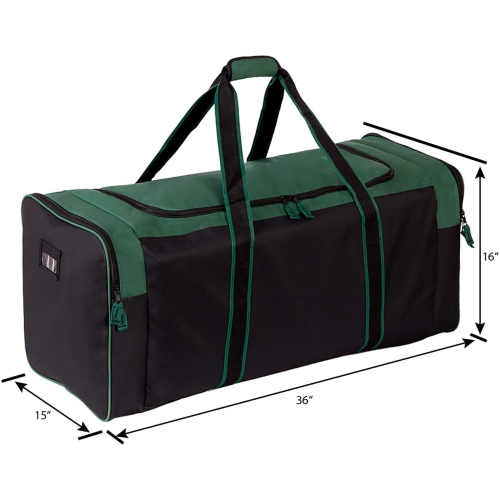 Jetstream Heavy Duty Multi Pocket Large Sports Gym Equipment 3-Pocket Travel Duffel Bag