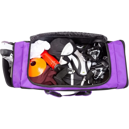 Jetstream Heavy Duty Multi Pocket Large Sports Gym Equipment 3-Pocket Travel Duffel Bag