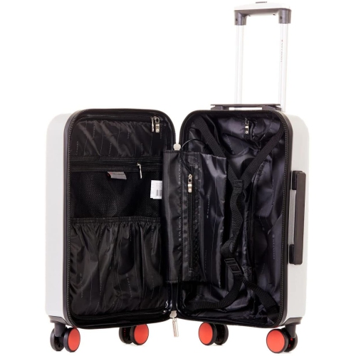 Air Canada Magnum 2 Piece Hardside Expandable Luggage Set with USB Port and Push-Button Handle - Rolling Wheeled Spinner Travel Lightweight ABS