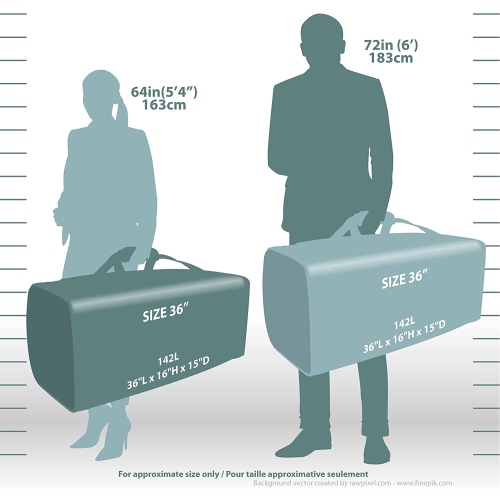 Jetstream Heavy Duty Multi Pocket Large Sports Gym Equipment 3-Pocket Travel Duffel Bag