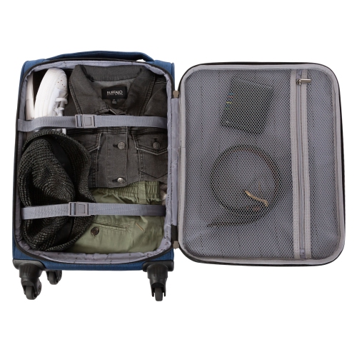 Renwick 3 Piece Lightweight 4 Wheeled Spinner Carry On and Suitcase Set