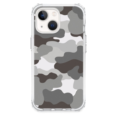 iPhone 13 - Grey Camo Phone Case by Mandy