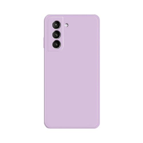 PANDACO Soft Shell Matte Pastel Purple Case for Samsung Galaxy S21 FE