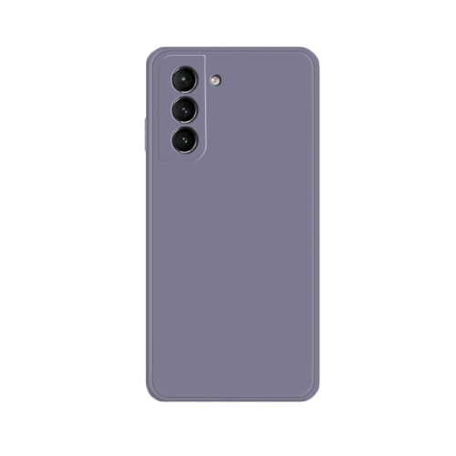 PANDACO Soft Shell Matte Lavender Grey Case for Samsung Galaxy S21 FE