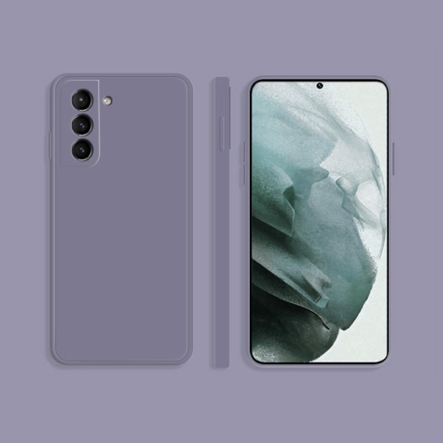 PANDACO Soft Shell Matte Lavender Grey Case for Samsung Galaxy S21 FE